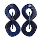 Acrylic Dangle Stud Earrings X-EJEW-JE03840-04-2
