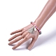 Tassels Charm Stretch Bracelets BJEW-JB05080-05-4