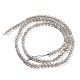 Natürlichen graue Achat Perlen Stränge G-Q004-B01-01-3