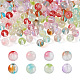 Cheriswelry 120шт 8 цвета прозрачные стеклянные бусины GLAA-CW0001-05-3