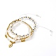 Handmade Evil Eye Lampwork Stretch Bracelets Set for Girl Women BJEW-JB06864-1