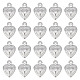 SUNNYCLUE 1 Box 100Pcs Stainless Steel Heart Charms Hearts Charm Love Small Double Sided Puffy Valentine Mother's Day Charms for Jewelry Making Charm Necklace Bracelet Earrings DIY Supplies 12x9mm STAS-SC0004-48-1