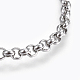 304 Stainless Steel Rolo Chain Bracelets BJEW-P239-02A-2