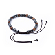 Bracciali con perline intrecciate con filo di nylon BJEW-JB04497-3