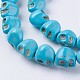 Chapelets de perles en turquoise synthétique G-E456-04A-10x12mm-3