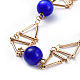 (vendita di fabbrica di feste di gioielli) bracciali con catena a maglie in ottone BJEW-JB04504-03-2
