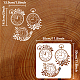 Fingerinspire Vintage-Uhren-Schablone DIY-WH0391-0496-2