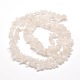 Quartz naturel perles de puce de cristal brins G-M205-05-2
