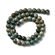 Нити бусин из натурального нефрита шушан G-L624-A01-8mm-3
