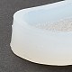 Moldes de silicona con colgante de rectángulo redondeado de rhinestone incrustados de imitación DIY-I090-13-5