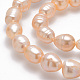 Perle coltivate d'acqua dolce perla naturale PEAR-D095-03-2