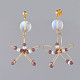 (Jewelry Parties Factory Sale)Dangle Stud Earrings EJEW-JE03694-03-2