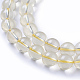Natural Lemon Quartz Beads Strands G-P433-22B-3