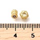 Латунные микропаве прозрачные кубические бусины KK-B135-06G-2