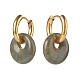 Handmade Natural Indian Agate Dangle Hoop Earrings EJEW-JE04578-04-2