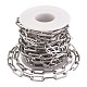 304 Stainless Steel Paperclip Chains STAS-R100-38-3