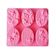 6 moldes de silicona con cavidades. SOAP-PW0002-06-4