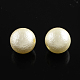 Perles rondes en plastique ABS imitation perle SACR-Q105-24C-1