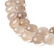 Chapelets de perles en agate grise naturelle G-M403-C12-01-4