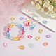 SUPERFINDINGS 360Pcs 12 Style Acrylic Linking Rings Quick Link Connectors 19.5x15mm Oval Twist Link Chain Rings for DIY Earring Necklace Purse Eyeglass Chain Making FIND-FH0003-75-2