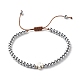 Ensemble de bracelets de perles tressées en hématite synthétique BJEW-JB07488-6