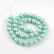Chapelets de perles rondes en coquille X-BSHE-J011-10mm-A01-2