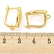 Латунные серьги-кольца с застежкой сзади KK-M286-21G-3