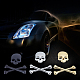 SUPERFINDINGS 3pcs Cool 3D Skull Metal Skeleton Crossbones Car Motorcycle Emblem Badge Emblem for Car Bumper Window Laptops Luggage DIY-FH0001-005-5