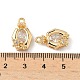Латунные микро проложить кубического циркония подвески KK-S531-06G-B-3