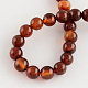 Natural Agate Round Bead Strands G-R197-14mm-2