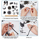 arricraft 488 Pcs Keychain Necklace Making Kit DIY-AR0003-51-4