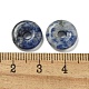 Натуральные голубые пятна яшмы пончики/пи дисковые подвески G-G142-01H-3