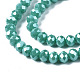 Chapelets de perles en verre électroplaqué EGLA-A034-P1mm-A03-2