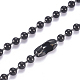 304 Stainless Steel Ball Chain Necklace NJEW-G340-05B-02-1