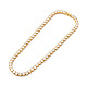 Clear Cubic Zirconia Tennis Necklace NJEW-E038-10B-G-1