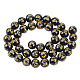 OLYCRAFT 47pcs 8mm Natural Black Agate Beads Strand Gemstone Round Loose Beads Energy Stone Beads for Jewelry Making G-OC0001-37B-8mm-1
