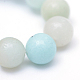Round Natural Grade A Amazonite Bead Strands X-G-R345-6mm-16-4