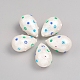 Paint Sprayed Shell Pearl Beads X-BSHE-I010-09C-1