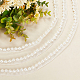 Olycraft 10 yards perles perlées ruban de dentelle 14mm blanc perle dentelle garniture perle perlée garniture applique perle frange pour mariée mariage décorations sweing faire bricolage décoration OCOR-OC0001-25-4