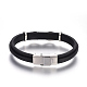 Leather Cord Bracelets BJEW-E352-30P-3