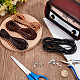DIY-Set zur Herstellung von geflochtenen Kordel-Armbändern und Halsketten DIY-WH0504-09-4
