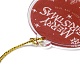 Décoration de pendentif en acrylique sur le thème de Noël HJEW-G021-01A-3