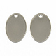 304 Stainless Steel Stamping Blank Tag Pendants STAS-S028-02-1
