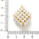 Gestell aus Messing mit Perlenanhängern aus Kunststoff KK-L210-012G-02-3