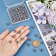 UNICRAFTALE 50pcs 10mm Diameter 201 Stainless Steel Rubber Stopper Bead Flat Round Positioning Spacer Beads Metal Slider Rondelle Beads Smooth Loose Ball Locating Beads for Crafts Jewelry Findings STAS-UN0043-21-2