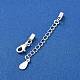 925 Sterling Silver Curb Chain Extender STER-G039-01C-S-2