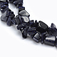 Synthetic Blue Goldstone Beads Strands G-P332-10-2
