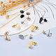 Bijoux pandahall 40pcs 20 style 304 accessoires de boucles d'oreilles en acier inoxydable STAS-PJ0001-23-4