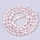 Chapelets de perles en verre électroplaqué EGLA-T013-05L-2