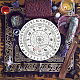 Ahandmaker 12 astrologisches Zeichen-Konstellations-Pendel-Brett-Set DIY-GA0004-24H-3